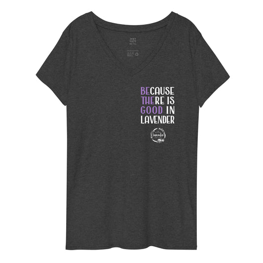 TMLF Women’s recycled v-neck t-shirt